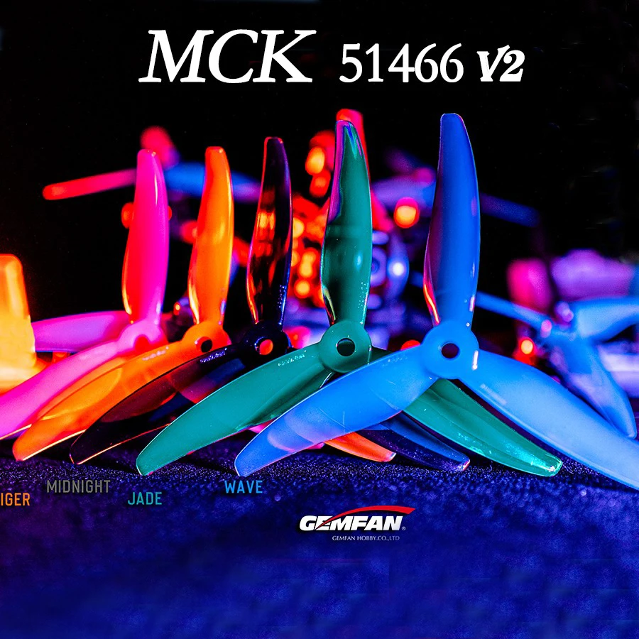 Fpv Drone Bag - 24pcs/12 pairs Gemfan 51466 V2 5inch