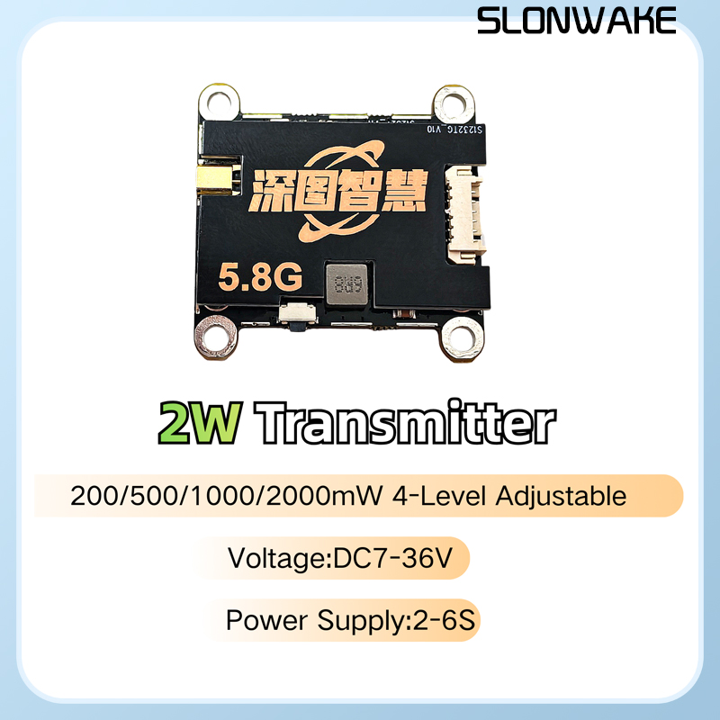 SLONWAKE 5.8G 56CH 2W transmit - Fpv Drone Quadcopter recension och pris