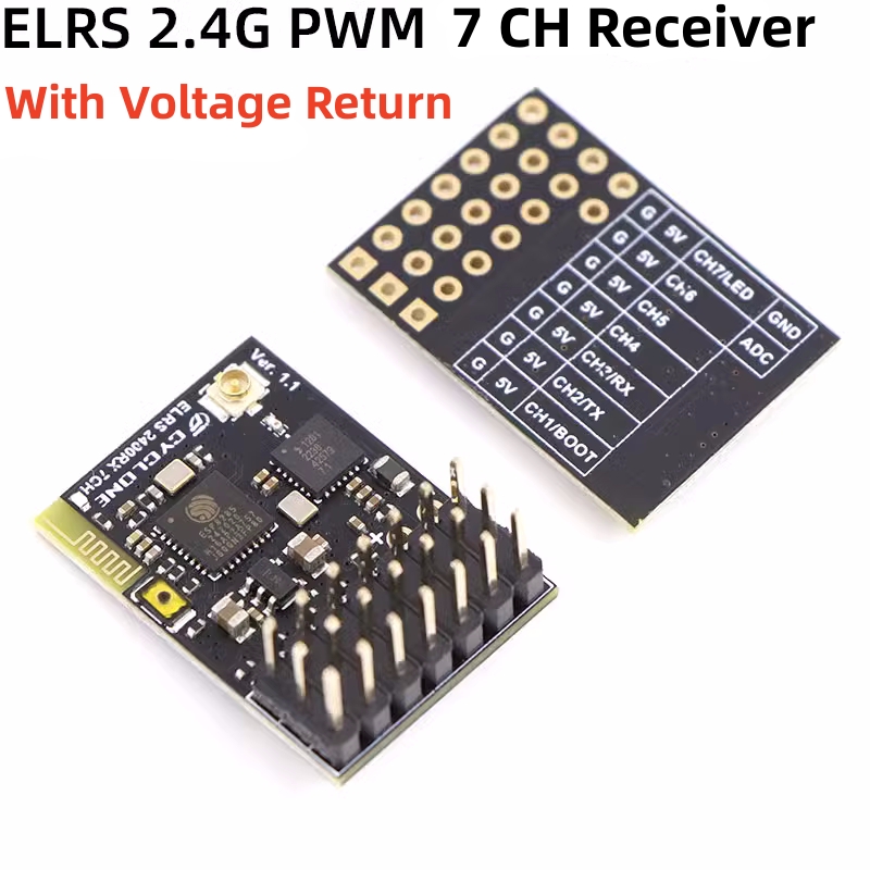 ELRS 2.4G PWM 7CH 6CH CRSF Rec - Fpv Drone Battery recension och pris