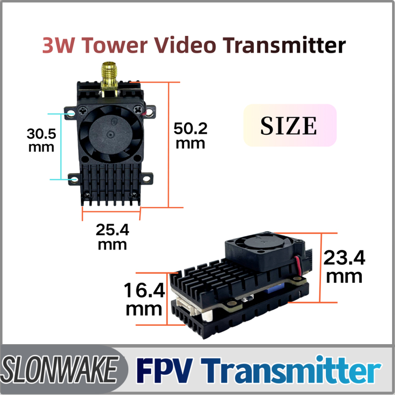 SLONWAKE 5.8G 3000mW Simulatio - Fpv Drone Receiver recension och pris